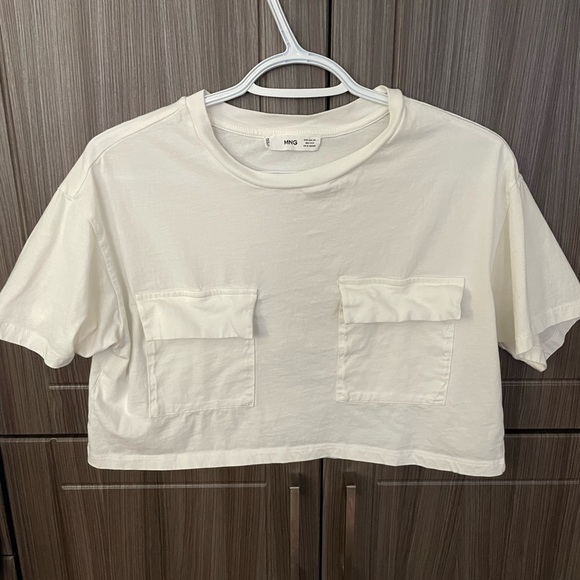 Mango Cropped Shirt XS - Picture 6 of 11